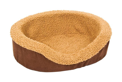 Aspen Pet  Assorted  Faux Micro Suede  Pet Bed  5 in. H x 14 in. W x