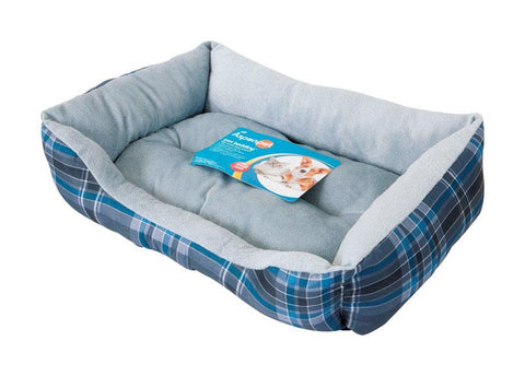 Aspen Pet  Assorted  Polyester  Pet Bed  4.5 in. H x 15 in. W x 20 in.